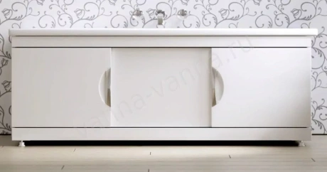 Экран под ванну Alavann Monaco Still 150 раздвижной белый