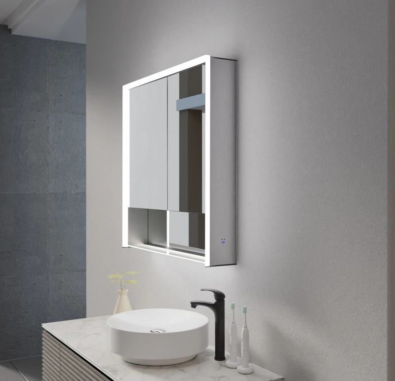 Зеркало-шкаф Esbano ES-3828D 80х85 от магазина Vanna-Vanna.ru!