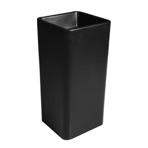 Раковина SantiLine SL-4013MB напольная, черный матовый