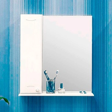 Зеркало со шкафчиком Sanflor Карина 55 L