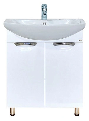 Тумба с раковиной Misty Лаванда 70 белый