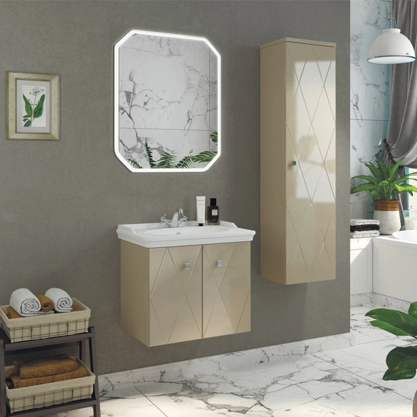 Зеркало Comforty Колеус-65 с подсветкой, бесконтактный сенсор 800*650 от магазина Vanna-Vanna.ru!