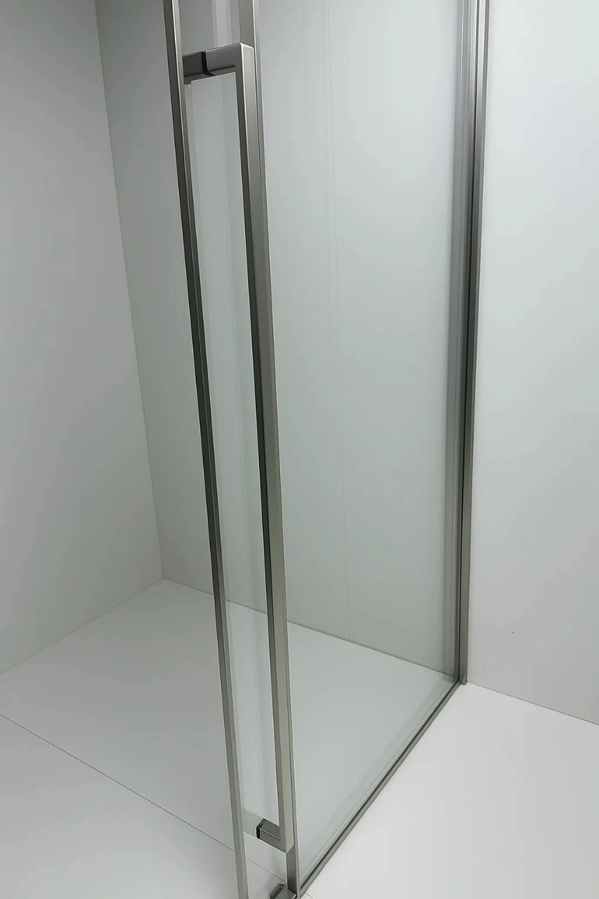 Душевая дверь Timo TDSS-150/13C-8L, 1500*2000, профиль никель, стекло прозрачное 8 мм от магазина Vanna-Vanna.ru!