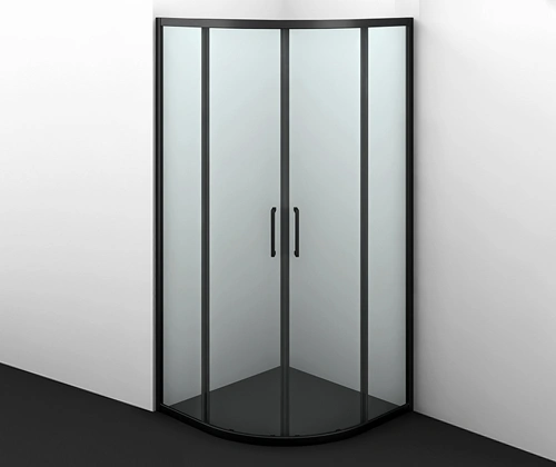 Душевой уголок WasserKraft Dill 61S01 90х90 прозрачное стекло, черный матовый от магазина Vanna-Vanna.ru!