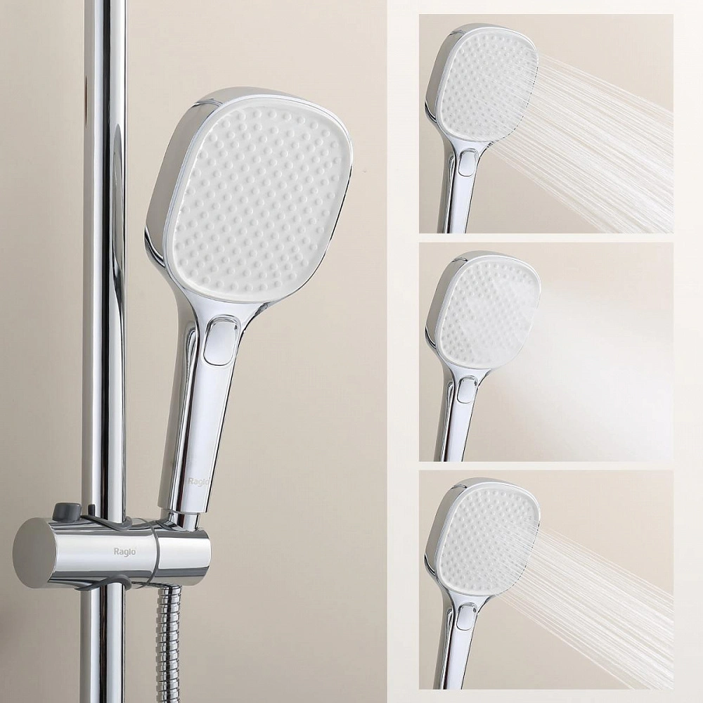 Душевая система с термостатом Raglo R22.26, хром от магазина Vanna-Vanna.ru!