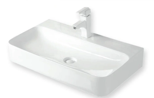 Раковина SantiLine SL-1080 накладная, белая от магазина Vanna-Vanna.ru!