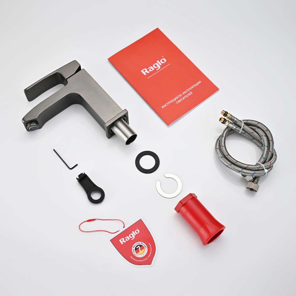Смеситель для раковины Raglo R01.10.09, графит от магазина Vanna-Vanna.ru!