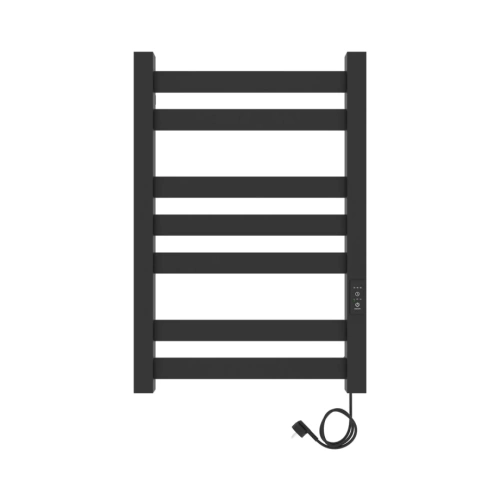 Полотенцесушитель электрический Laris Гефест ЧКЧ П7 500х800 правый, черный матовый от магазина Vanna-Vanna.ru!