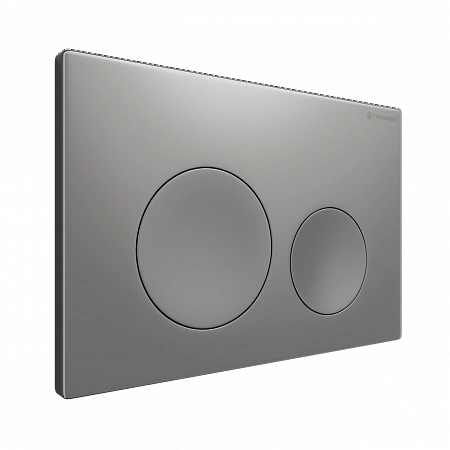 Клавиша смыва для инсталляции Terminus Classic кнопка круг, цвет хром матовый