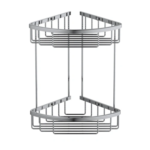 Полка угловая двойная Timo Saona 13082/00 хром от магазина Vanna-Vanna.ru!