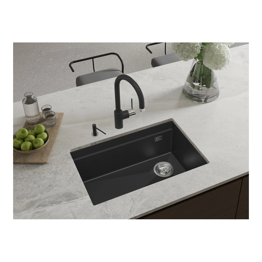 Кухонная мойка Rivelato LINO LN-654-R, антрацит от магазина Vanna-Vanna.ru!