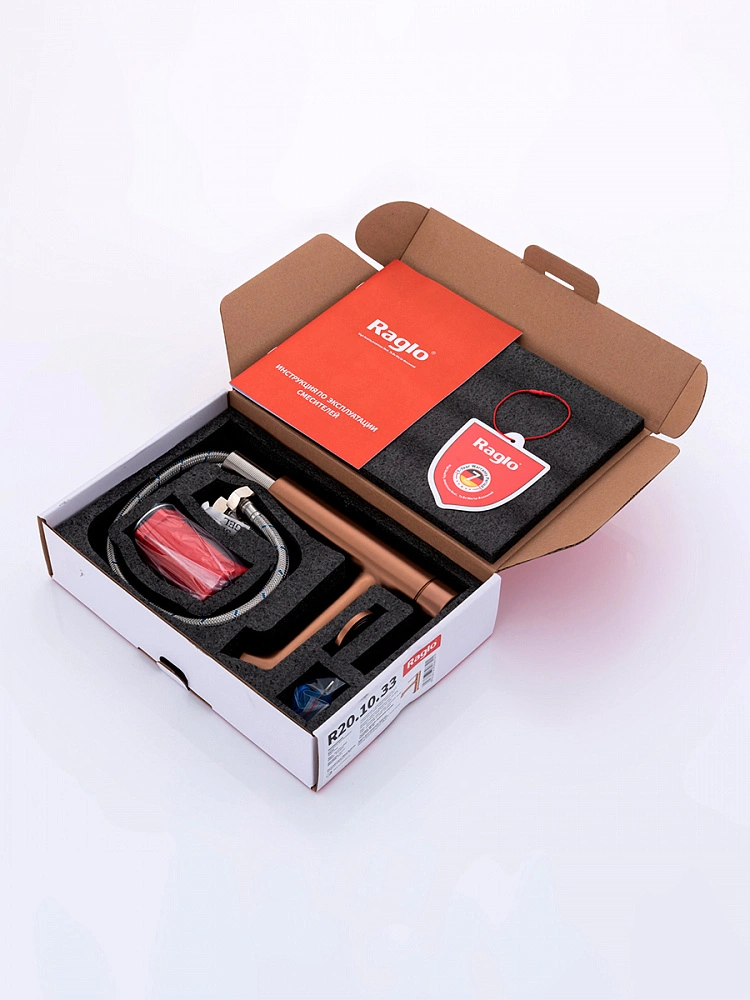 Смеситель для раковины Raglo R20.10.33, медь от магазина Vanna-Vanna.ru!