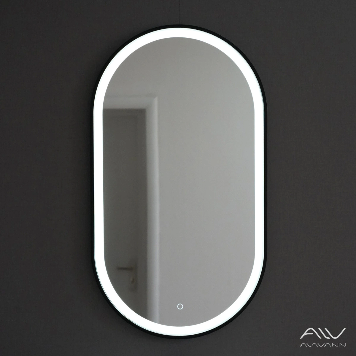 Зеркало Alavann Wave 52х90 Led подсветкой, сенсор от магазина Vanna-Vanna.ru!
