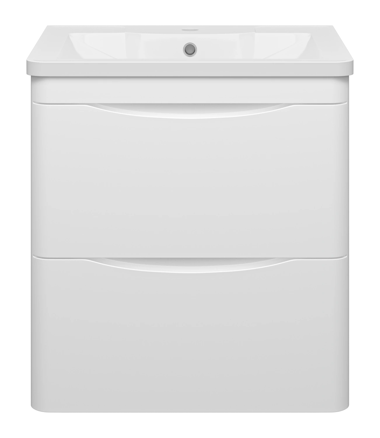 Тумба с раковиной Misty Атлантик 60 подвесная, белый от магазина Vanna-Vanna.ru!