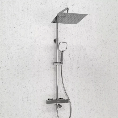 Душевая стойка WasserKraft A199.118.065.010.CH Thermo хром