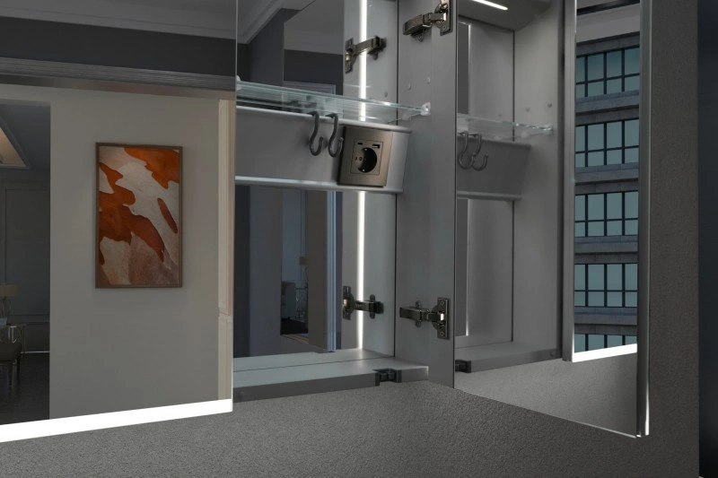 Зеркало-шкаф Esbano ES-3812D 120x70 от магазина Vanna-Vanna.ru!