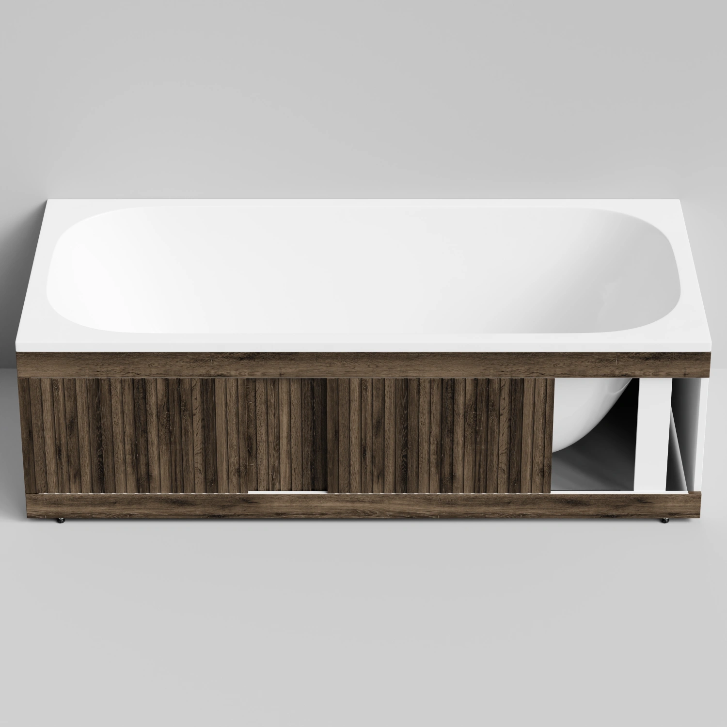 Экран под ванну Vod-ok Тач 180 раздвижной Дуб крымский коричневый от магазина Vanna-Vanna.ru!