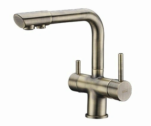 Смеситель для кухни WasserKraft A8037 светлая бронза от магазина Vanna-Vanna.ru!
