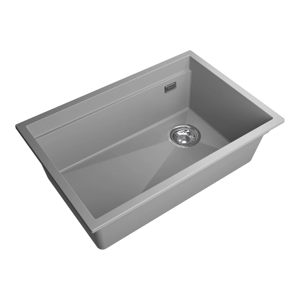 Кухонная мойка Rivelato LINO LN-654-R, серый металлик от магазина Vanna-Vanna.ru!