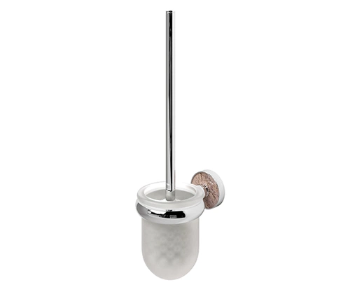 Ершик для унитаза WasserKraft Nau K-7727 хром/декор