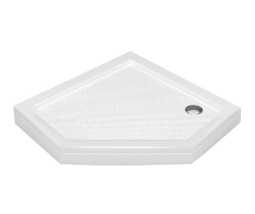 Поддон для душа WasserKraft Isen 26T38 100х100 пятиугольный, акриловый, белый от магазина Vanna-Vanna.ru!
