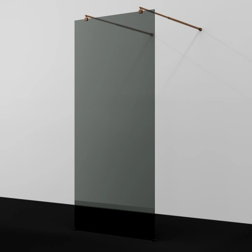 Душевая перегородка WasserKRAFT Vechte 60W40RG-TG розовое золото от магазина Vanna-Vanna.ru!