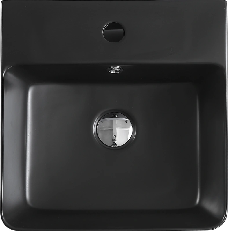 Раковина накладная Esbano CIRCON-40 (matt black) 400x420x155 от магазина Vanna-Vanna.ru!