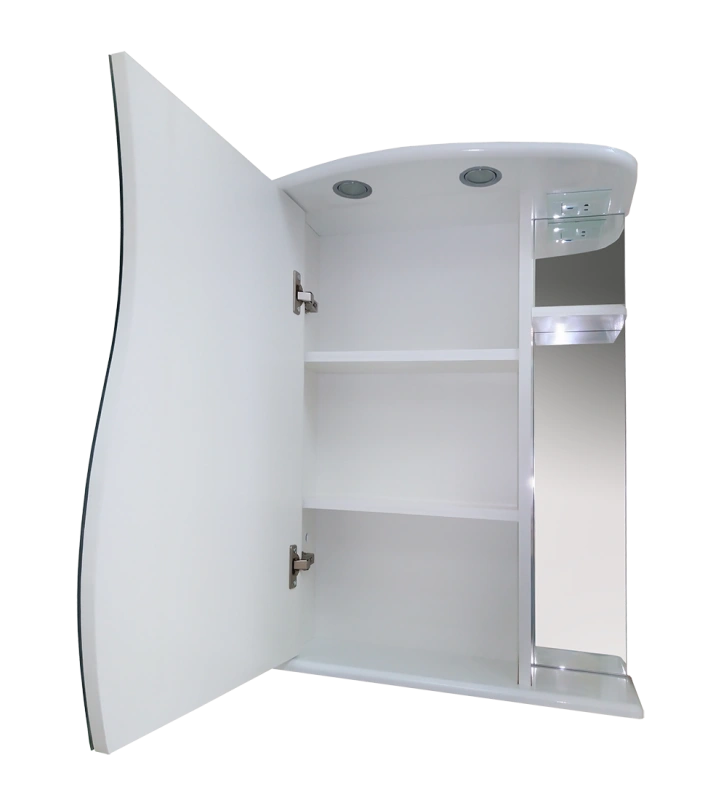 Зеркало-шкаф Misty Лиана 65 L, белый