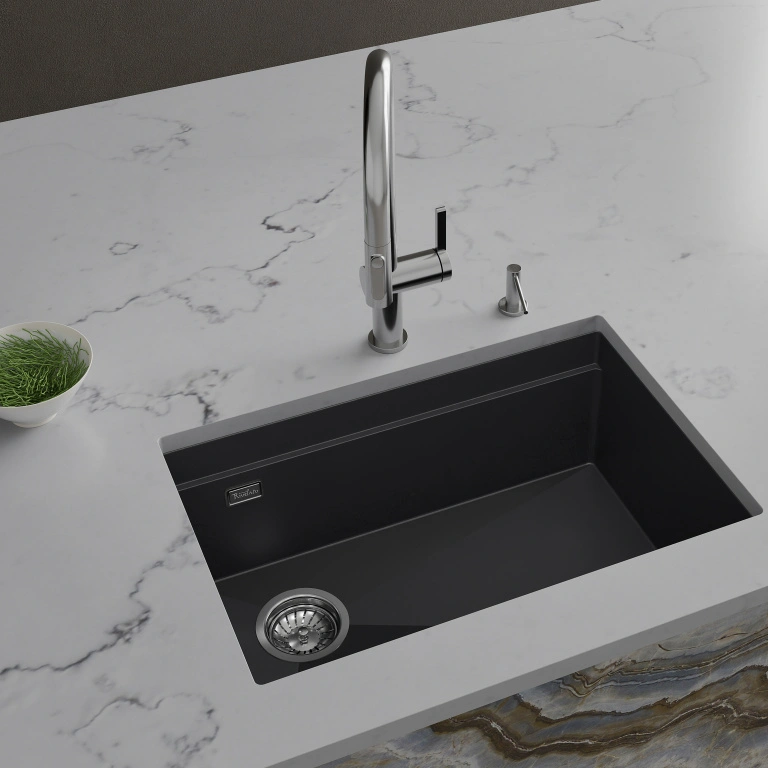 Кухонная мойка Rivelato LINO LN-654-L, антрацит от магазина Vanna-Vanna.ru!