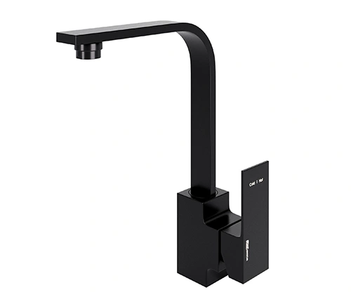 Смеситель для кухни WasserKraft Abens 2007 черный Soft-touch