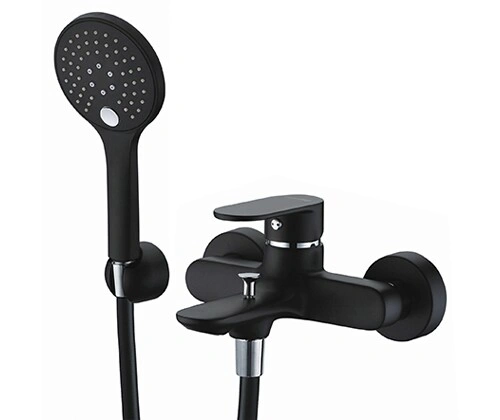 Смеситель для ванны WasserKraft Elbe 7401 черный Soft-touch от магазина Vanna-Vanna.ru!