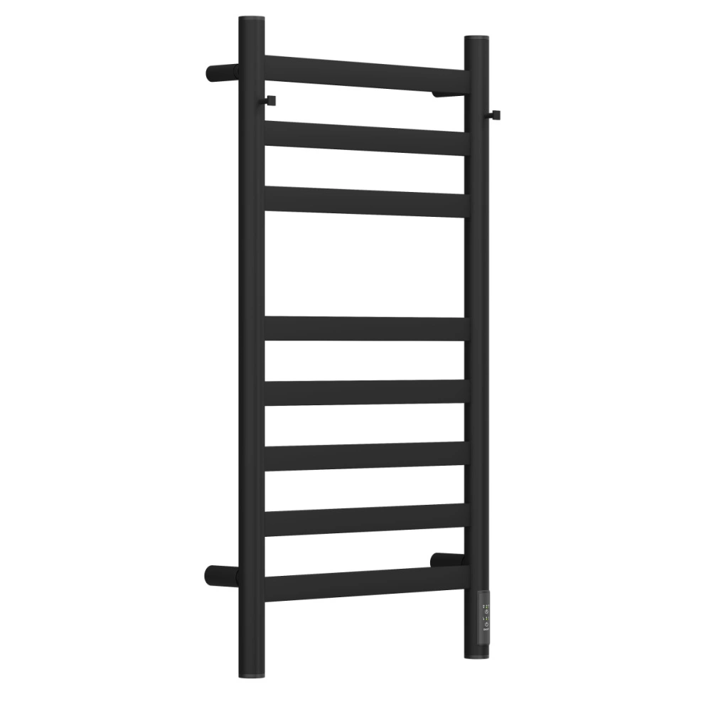 Полотенцесушитель электрический APEXTERMO Sfera SF10184BM 800x400 с крючками, черный матовый от магазина Vanna-Vanna.ru!