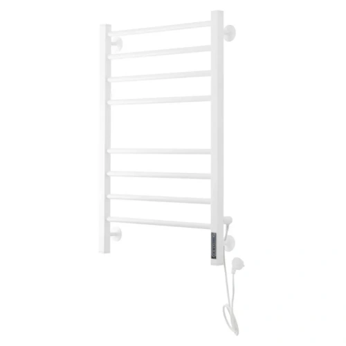 Полотенцесушитель электрический Domoterm Куба П8 500x800 EK R правый, белый матовый от магазина Vanna-Vanna.ru!