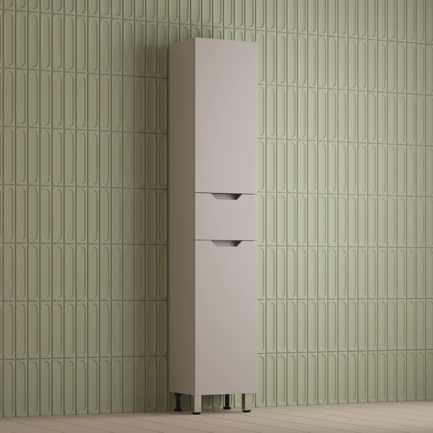 Пенал Style Line Остин 36 R, напольный, 1 ящик, крем от магазина Vanna-Vanna.ru!