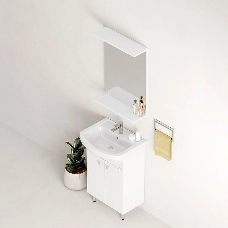 Мебель для ванной Onika Крит 52.10 комплект, разобранный, напольный, белый