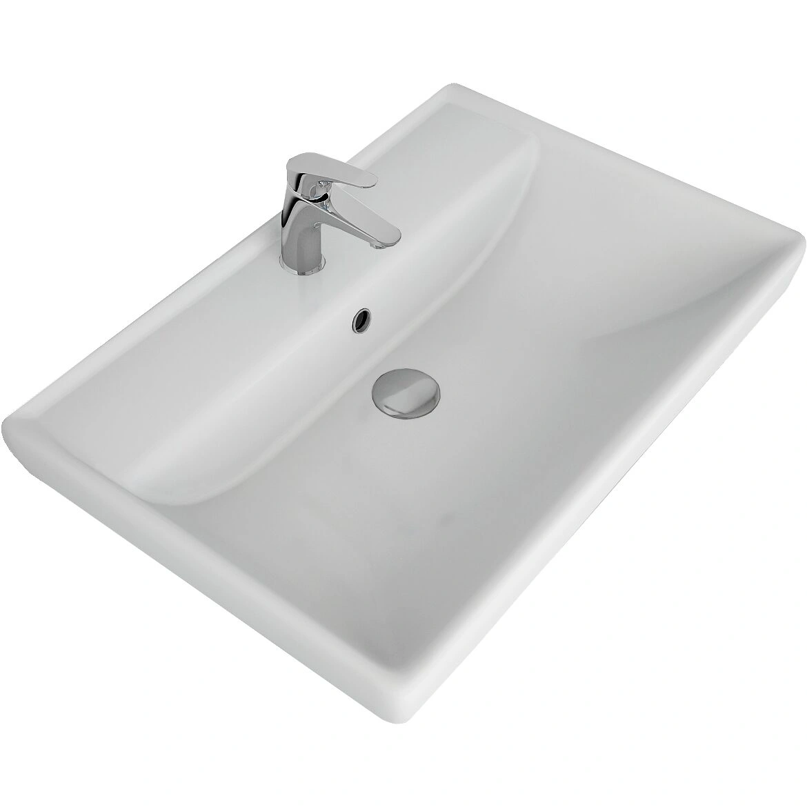 Тумба с раковиной подвесная Dreja Q(D) 70 см, белый от магазина Vanna-Vanna.ru!