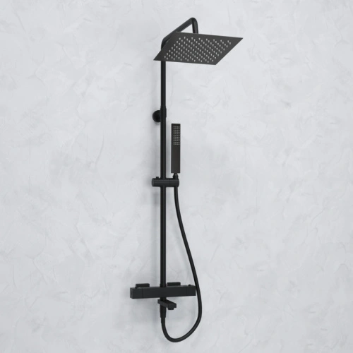 Душевая стойка WasserKraft Abens A299.255.218.BM Thermo черный Soft-touch