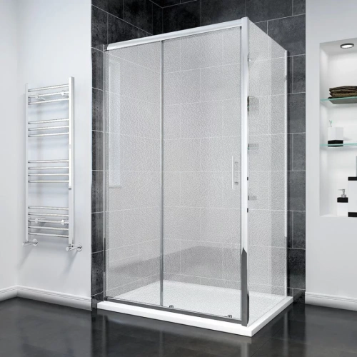 Душевой угол Veconi Rovigo RV-055, 1100х1000х1950, хром, стекло pear от магазина Vanna-Vanna.ru!