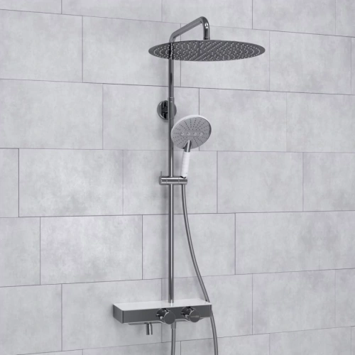 Душевая стойка WasserKraft A113.117.059.CH Thermo хром