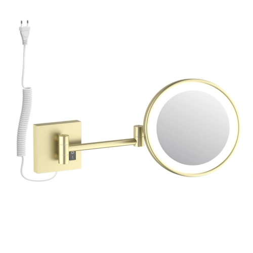 Зеркало с подсветкой Timo Luiro 18474/17 матовое золото от магазина Vanna-Vanna.ru!