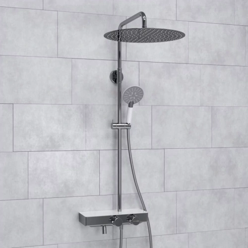 Душевая стойка WasserKraft A113.117.058.CH Thermo хром от магазина Vanna-Vanna.ru!