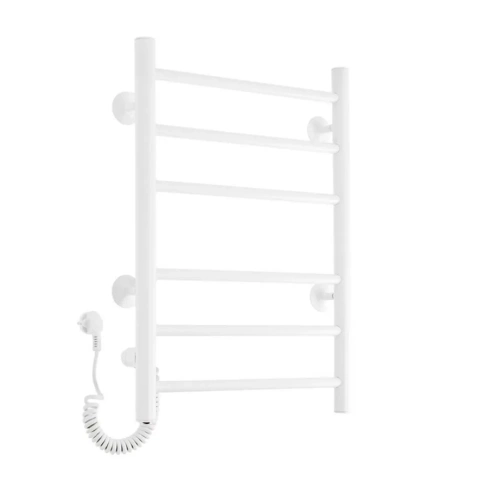 Полотенцесушитель электрический Domoterm Аврора DMT109-6 40Х60 EK L левый, белый матовый от магазина Vanna-Vanna.ru!