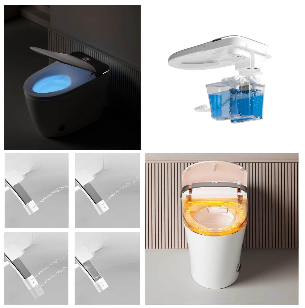 Унитаз Ceruttispa ERSILIA Smart CT10616 напольный, белый от магазина Vanna-Vanna.ru!
