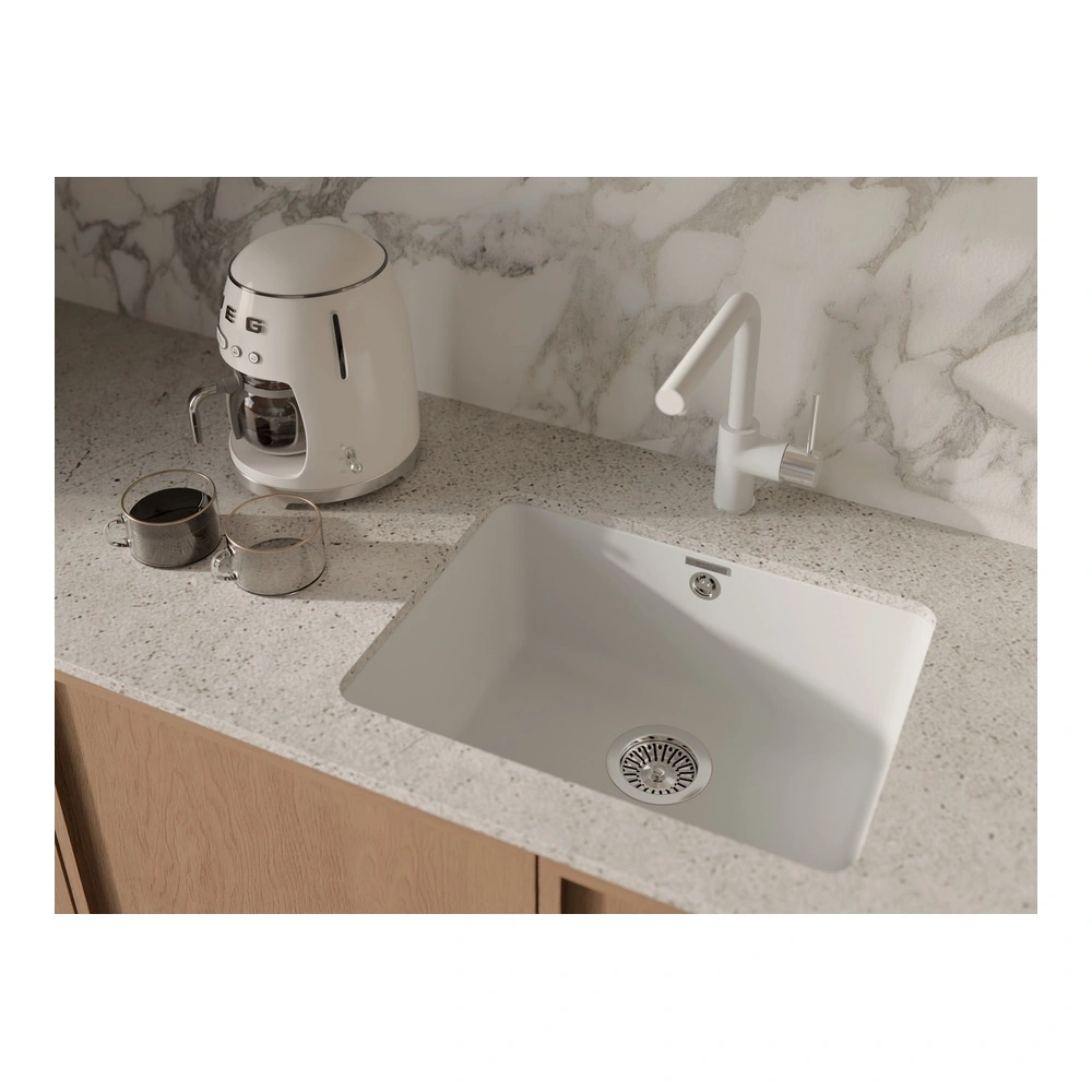 Кухонная мойка Rivelato BERKANA BK-50, иней от магазина Vanna-Vanna.ru!