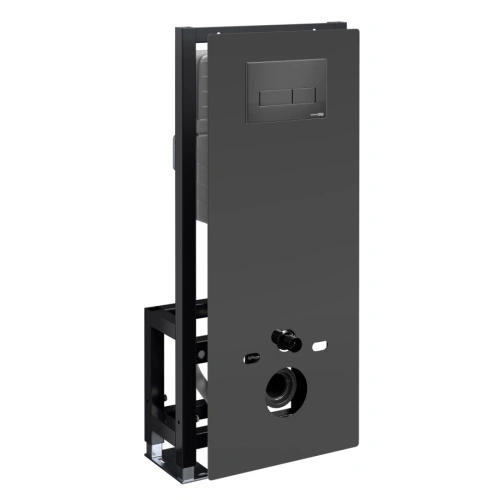 Инсталляция WasserKraft Glan 66TLT.010.ME.BL.MB03 для подвесного унитаза, с кнопкой от магазина Vanna-Vanna.ru!