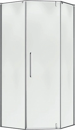 Душевой угол распашной Terminus Альба, 1000х1000х2200, хром, стекло прозрачное осветленное от магазина Vanna-Vanna.ru!