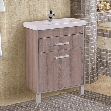 Мебель для ванной Onika Натали 60 комплект, напольный, ясень таормина