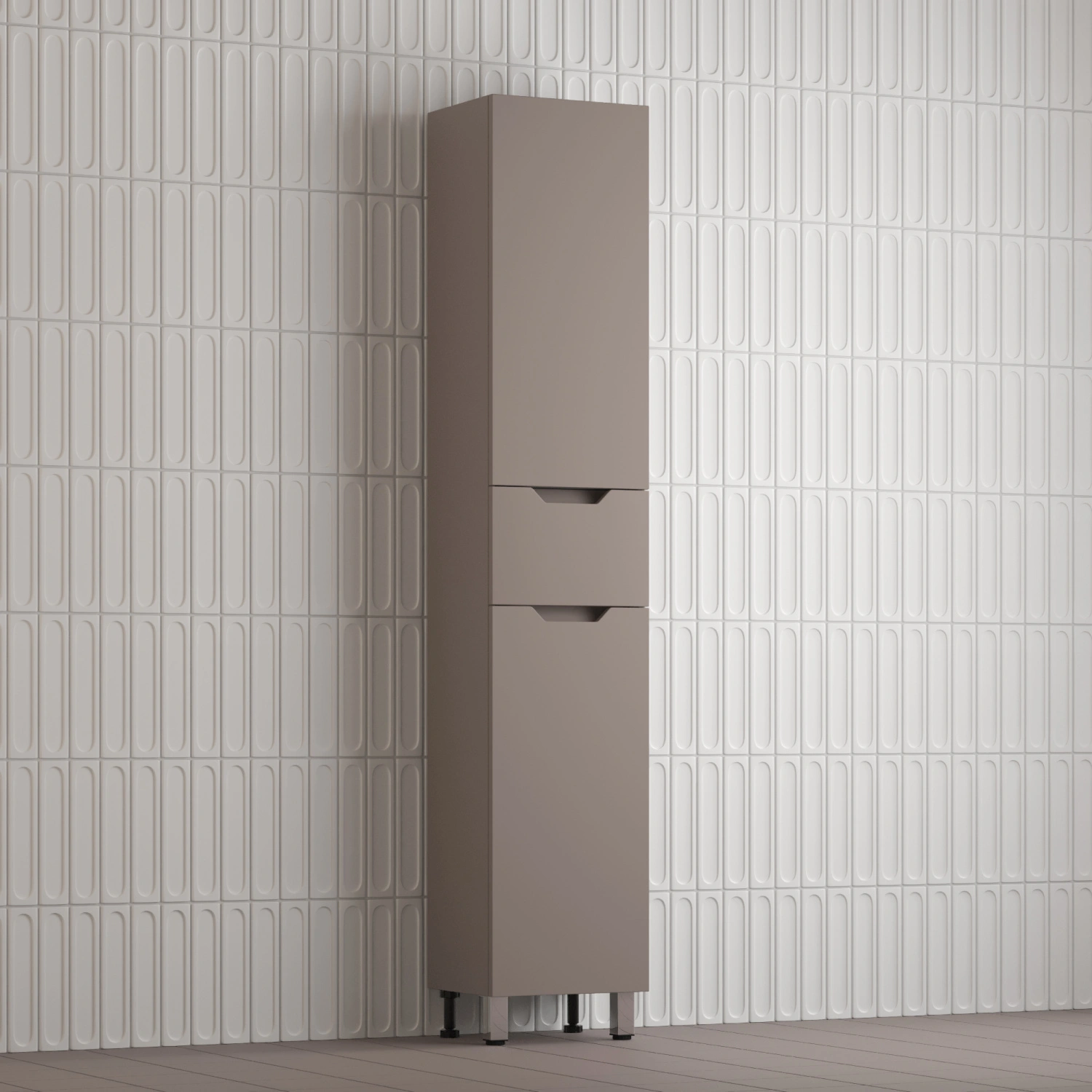 Пенал Style Line Остин 36 R, напольный, 1 ящик, тауп темный от магазина Vanna-Vanna.ru!