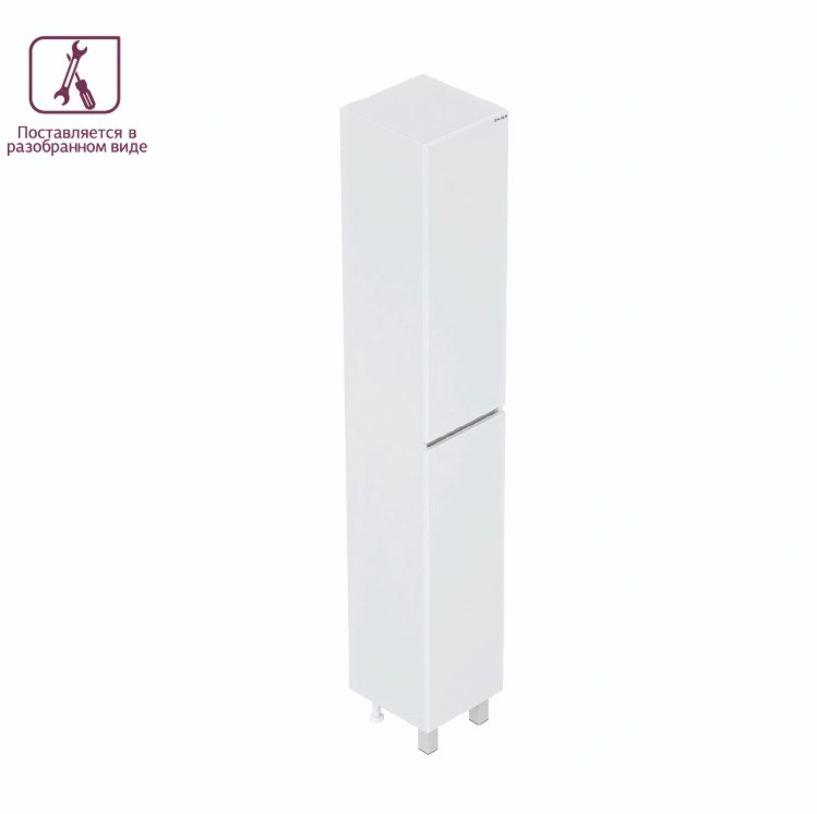 Пенал Onika Элита 30 L/R напольный, белый, универсальный, (разборный) от магазина Vanna-Vanna.ru!