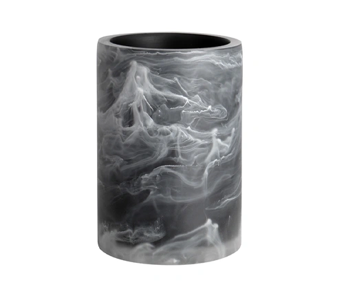 Стакан для щеток WasserKraft Neime K-1928 черный с белым